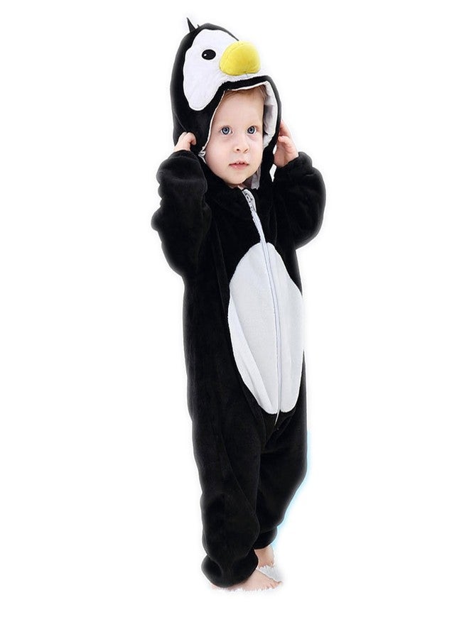 CuteOn Toddler Halloween Costume Onesie Cosplay Romper Christmas Infants Baby Costume Penguin 2-3 Years - Image 1